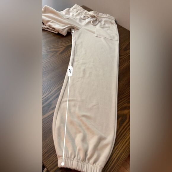 Princess Polly beige sweatpants joggers size women’s 4 us boyfriend boho pockets - Picture 11 of 16